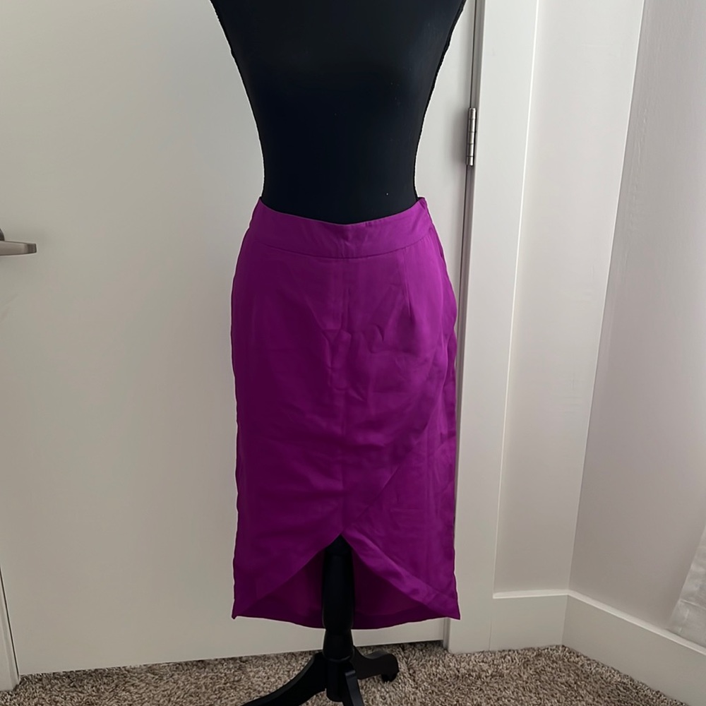 Split front skirt